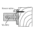 Kit de fixation pour bâton de maréchal