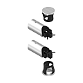 KIT POIGNEE EXT POUR TUBE Ø 40 MM INOX 316L PR DIVA XX AV 2 SUPPORTS + BOUCHONS