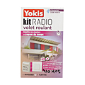 Kit radio pour volet roulant, avec 1 émetteur extra-plat et 1 récepteur pour moteur 3 ou 4 fils