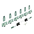 KIT SLIDE LINE 56+ POUR MEUBLE 3 PORTES COULISSANTES