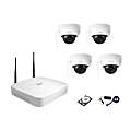 Kit caméra vidéo surveillance KITIP-4DWIFI