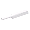 KPUSH AVEC AIMANT EN APPLIQUE COURSE DE 20MM BLANC + CONTRE PLAQUE