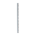 LONG 2 M CREMAILLERE ANODISE ARGENT ENCASTRER