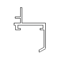 Profil pour grille à assembler 411