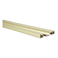 LONG 3 M PROFIL RAIL BAS ALU LAQUE BLANC POUR PLACARD