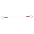 LONGE DRISSE D'ASSUJETISSEMENT Ø11 MM 1 M A BOUCLES + 2 CONNECTEURS M10