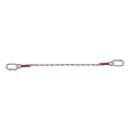 LONGE DRISSE D'ASSUJETISSEMENT Ø11 MM 2 M A BOUCLES + 2 CONNECTEURS M10