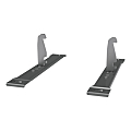 LOT DE 2 ATTACHES FACADE GRIS ANTHRACITE PR DISPENSA LARG 300MM