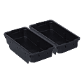 Lot de 2 bacs de rangement large et fin pour Maktrak photo du produit