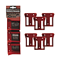 LOT DE 6 SUPPORTS DE BATTERIES MILWAUKEE 18V LI-ION