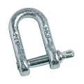 MANILLE DROITE ACIER ZINGUE Ø 14 MM _ 750 KG