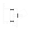 Kit de fixation pour bâton de maréchal 500 1500
