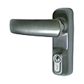 MODULE OUVERTURE EXTERIEUR INOX BEQUILLE TROU DE CLE I AVEC CYLINDRE