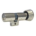 Cylindre à bouton d'adaptation pour serrure Bricard, réf 660, 37 x 37 mm
