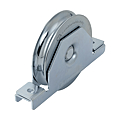 MONTURE A SUPPORT ACIER GORGE RONDE Ø 80P/RAIL DE 20 MM 200KG