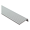NEZ MARCHE SATINE ARGENT EN  4 METRES LARGEUR 40 X 12 MM
