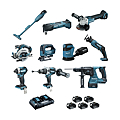 Pack électroportatif 10 machines DLS1011PTJ