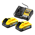 PACK 2 BATTERIES POWERSTACK 18V 5AH + CHARGEUR