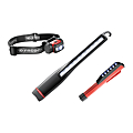 Pack d'éclairage une lampe d'inspection Slim sans fil, une lampe frontale et une lampe Stylo