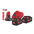 PACK ENERGIE 2 BATTERIES HB 18V 8AH 1 CHARGEUR RAPIDE 12V/18V M18HNRG-802