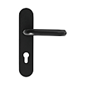 PAIRE BEQUILLES SUR PLAQUE ACIER EPOXY NOIR CYPR POUR COFFRE CF500SR9Z