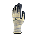PAIRE DE GANTS VENICUTD02 JAUNE/GRIS TRICOT ENDUIT LATEX ANTI COUPURE T9