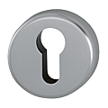 PAIRE DE ROSACES 42KS F9 TEINTE INOX TROU DE CLE I