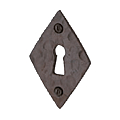 PAIRE DE ROSACES GASCOGNE MARTELE ROUILLE CIRE - CLE L