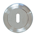 PAIRE DE ROSACES PR BEQUILLE DOUBLE NICKEL MAT CHROME   CLE L