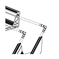 Paire de tige de connexion d'angle