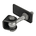 Gond de portail avec bague inox GBMU-B