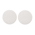 PAIRE ROSACES RONDES S.80/BDC (BORGNE)  BLANC 19