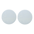 PAIRE ROSACES RONDES S.80/BDC (BORGNE)  GRIS MANHATTAN 67