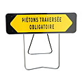 Panneau temporaire pour piétons