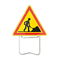 Panneau temporaire travaux photo du produit