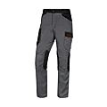 PANTALON DE TRAVAIL MACH2 V3 POLYESTER- COTON GRIS/ORANGE TAILLE S