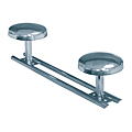 PATERE CHROMEE 2 TETES Ø 65 MM LG 240 MM 
