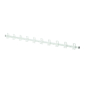 Patère inox sur lisse