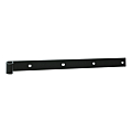 PENTURE DROITE NOIRE LONG 300 MM FER 37,5 X 5 OEIL 14 MM