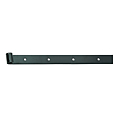 PENTURE DROITE NOIRE LONG 350 MM FER 35X4  OEIL 14 MM