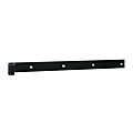 PENTURE DROITE NOIRE LONG 800 MM FER 37,5 X 5 OEIL 14 MM