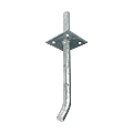 Pied de poteau simple platine 429513.99 photo du produit