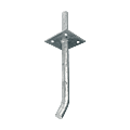 Pied de poteau simple platine 429513.99 photo du produit