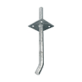 Pied de poteau simple platine 429503.99