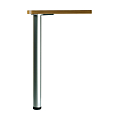PIED DE TABLE 60X870 MM REGLAGE 30 MM ACIER BROSSE