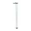 PIED DE TABLE BLANC Ø 60 MM HATUEUR 1100 MM