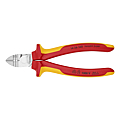 PINCE COUPANTE DIAGONALE BI-MATIERE A DENUDER ISOLEE 1000 VOLTS - LG 160 MM