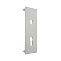 PLAQUE 160X60MM OLIVE DOUBLE WSS ARGENT 