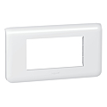 PLAQUE 4 MODULES LEGRAND MOSAIC BLANC