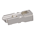 PLAQUE D ADAPTATEUR D12 POUR CHARNIERE SENSYS PORTE EN VERRE